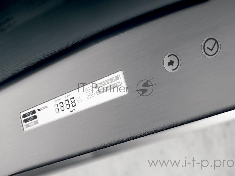 Вытяжка ELICA CIRCUS PLUS IX/A/60-PRF0097371A / Декоративный дизайн, 60 см, 1200 куб.м., электронное управление, нержавеющая сталь