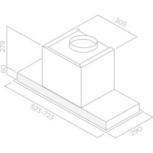Вытяжка ELICA HIDDEN 2.0 IX/A/90-PRF0095073A / Электрическая, Встраиваемая, 90 см,электронное управление, 1300 куб. м. , нержавеющая сталь