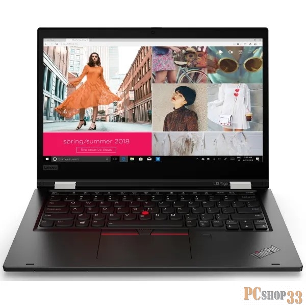 Ноутбук Lenovo ThinkPad L13 Yoga G2 T13.3FHD_IPS_GL_300N_MT/ CORE_I5-1135G7_2.4G_4C_MB/ 8GB(8X8GX16)_DDR4_3200/ 256GB_SSD_M.2_2280_NVME_TLC_OP/ / INTEGRATED_GRAPHICS/ / FINGERPRINT_READER/ DOS,IR&HD_CAMERA_W/MIC/ BKLT_KB_BK_RUS/ SMART_CARD_READER/ 4