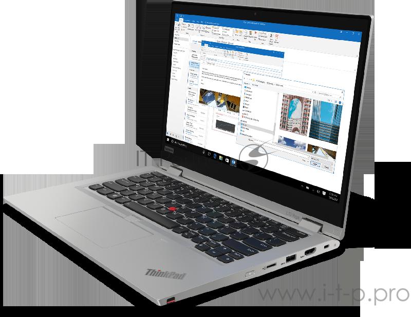 Ноутбук Lenovo ThinkPad L13 Yoga G2 T13.3FHD_IPS_GL_300N_MT/ CORE_I5-1135G7_2.4G_4C_MB/ 8GB(8X8GX16)_DDR4_3200/ 256GB_SSD_M.2_2280_NVME_TLC_OP/ / INTEGRATED_GRAPHICS/ / FINGERPRINT_READER/ DOS,IR&HD_CAMERA_W/MIC/ BKLT_KB_SR_RUS/ SMART_CARD_READER/ 4