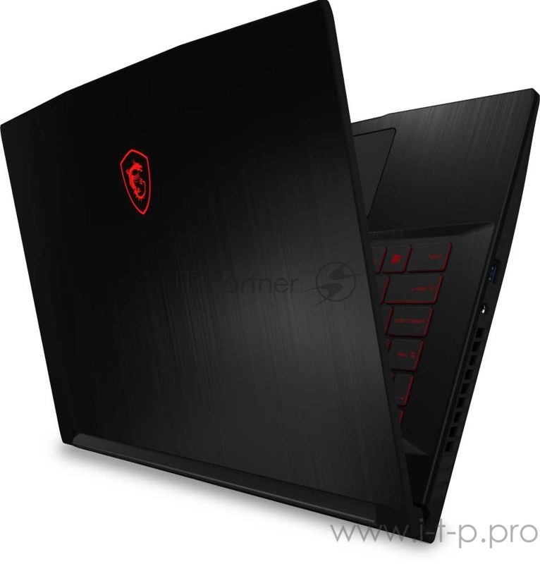 Ноутбук MSI GF63 Thin 9SCSR-1412XRU Core i5 9300H/8Gb/1Tb/SSD256Gb/NVIDIA GeForce GTX 1650 Ti MAX Q 4Gb/15.6/IPS/FHD (1920x1080)/Free DOS/black/WiFi/BT/Cam