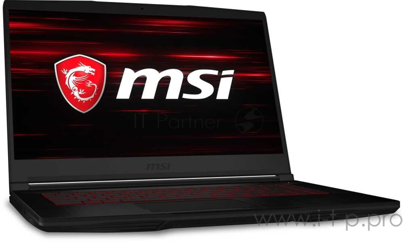 Ноутбук MSI GF63 Thin 9SCSR-1412XRU Core i5 9300H/8Gb/1Tb/SSD256Gb/NVIDIA GeForce GTX 1650 Ti MAX Q 4Gb/15.6/IPS/FHD (1920x1080)/Free DOS/black/WiFi/BT/Cam