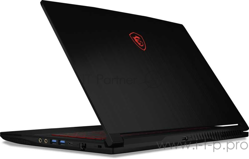 Ноутбук MSI GF63 Thin 9SCSR-1412XRU Core i5 9300H/8Gb/1Tb/SSD256Gb/NVIDIA GeForce GTX 1650 Ti MAX Q 4Gb/15.6/IPS/FHD (1920x1080)/Free DOS/black/WiFi/BT/Cam
