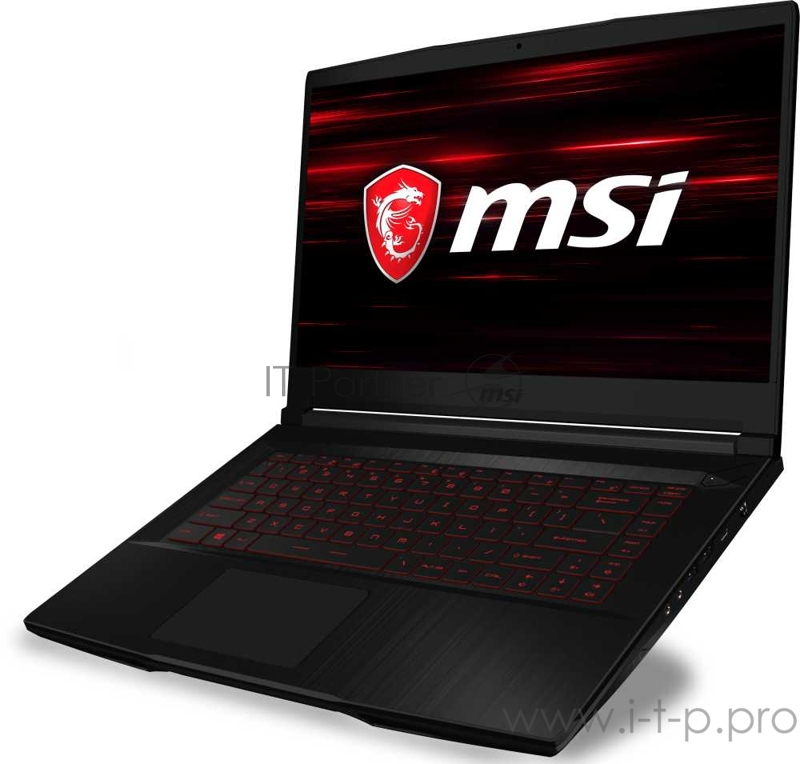 Ноутбук MSI GF63 Thin 9SCSR-1412XRU Core i5 9300H/8Gb/1Tb/SSD256Gb/NVIDIA GeForce GTX 1650 Ti MAX Q 4Gb/15.6/IPS/FHD (1920x1080)/Free DOS/black/WiFi/BT/Cam