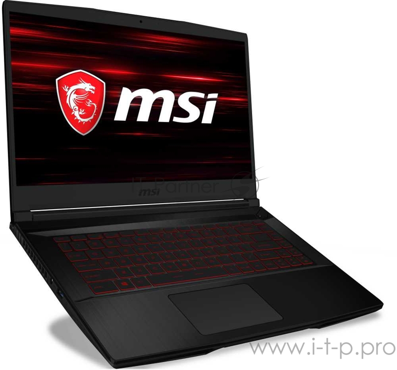 Ноутбук MSI GF63 Thin 9SCSR-1412XRU Core i5 9300H/8Gb/1Tb/SSD256Gb/NVIDIA GeForce GTX 1650 Ti MAX Q 4Gb/15.6/IPS/FHD (1920x1080)/Free DOS/black/WiFi/BT/Cam