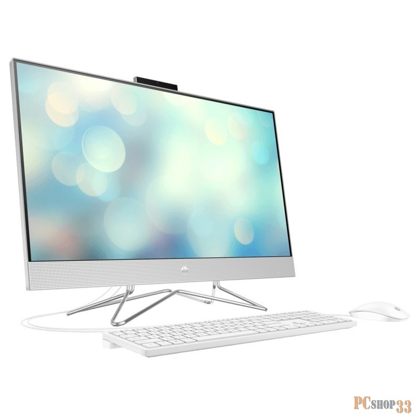 Моноблок HP 27-dp1001ur <2S7R3EA> i3-1115G4 (3.0)/8Gb/256Gb SSD/27 (1920x1080) AG/NV MX330 2Gb/KB+mouse/noODD/Cam HD/Win10 Natural Silver