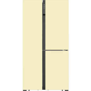 Холодильник Hyundai CS5073FV шампань (трехкамерный)