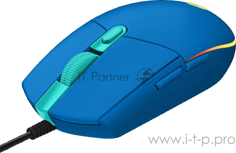 Мышь Logitech Mouse G102 LIGHTSYNC Gaming BLUE Retail
