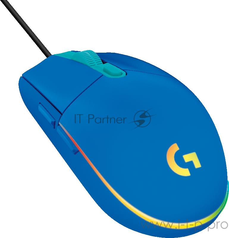 Мышь Logitech Mouse G102 LIGHTSYNC Gaming BLUE Retail