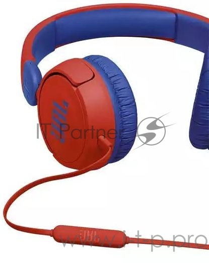 Наушники детские JBL JR 310 Наушники (накладные), красный JBLJR310RED