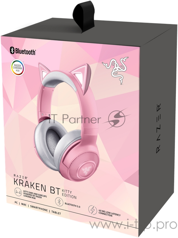 Гарнитура Razer Kraken BT - Kitty Edition - Quartz Razer Kraken BT - Kitty Edition - Quartz