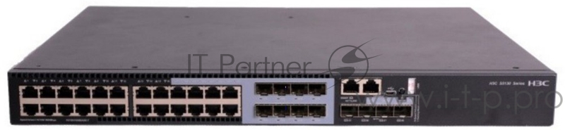 Коммутатор H3C H3C S5130S-28S-HI Ethernet Switch with 24*10/100/1000BASE-T Ports, 8*100/1000BASE-X SFP Combo Ports, and 4*1G/10G BASE-X SFP Plus Ports