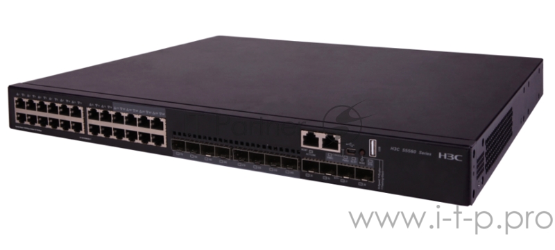 Коммутатор H3C H3C S5560X-30C-EI L3 Ethernet Switch(24GE(8SFP Combo)+4SFP Plus+1Slot),No Power
