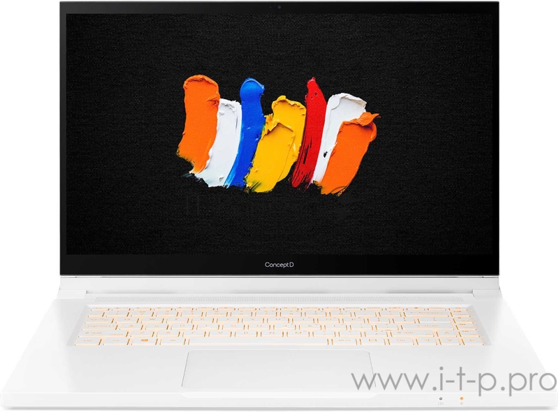 Ноутбук Acer ConceptD 3 Ezel Pro CC315-72P-79A1 Core i7 10750H/16Gb/SSD1Tb/NVIDIA GeForce T1000 4Gb/15.6/IPS/Touch/FHD (1920x1080)/Windows 10 Professional/white/WiFi/BT/Cam