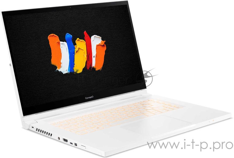 Ноутбук Acer ConceptD 3 Ezel Pro CC315-72P-79A1 Core i7 10750H/16Gb/SSD1Tb/NVIDIA GeForce T1000 4Gb/15.6/IPS/Touch/FHD (1920x1080)/Windows 10 Professional/white/WiFi/BT/Cam