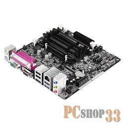 Материнская плата ASRock D1800B-ITX RTL {Celeron J1800, SO-DIMM DDR3, PCI, SATAII, GBL, D-Sub, HDMI, mini-ITX}