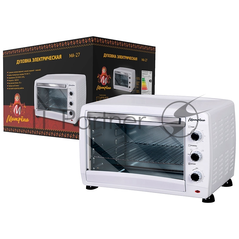 Духовка электрическая Матрёна МА-27 (35 литров) белая