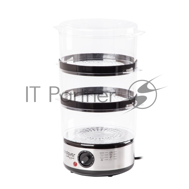 Пароварка Endever Vita-173, черный/стальной