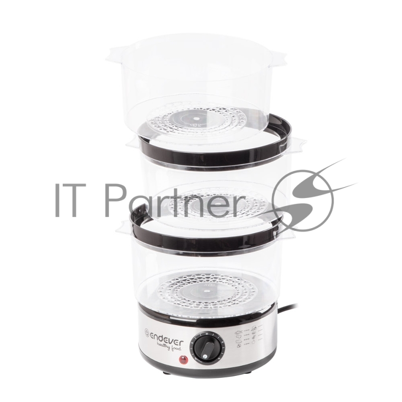 Пароварка Endever Vita-173, черный/стальной