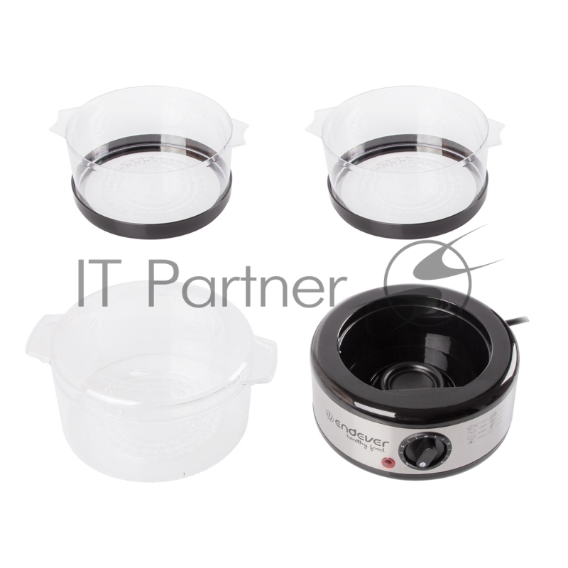 Пароварка Endever Vita-173, черный/стальной