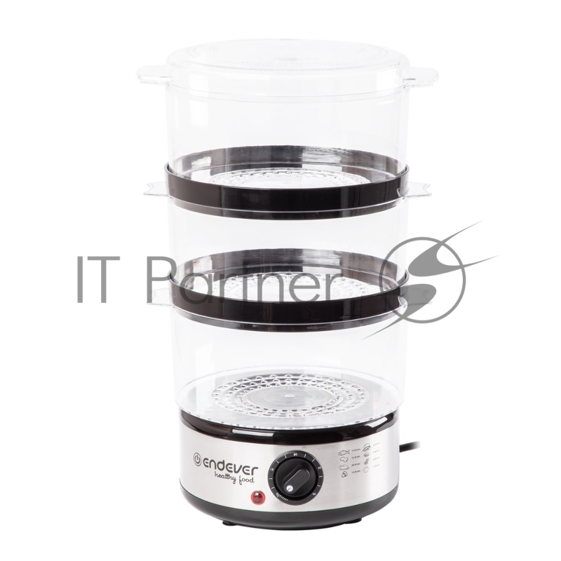 Пароварка Endever Vita-173, черный/стальной