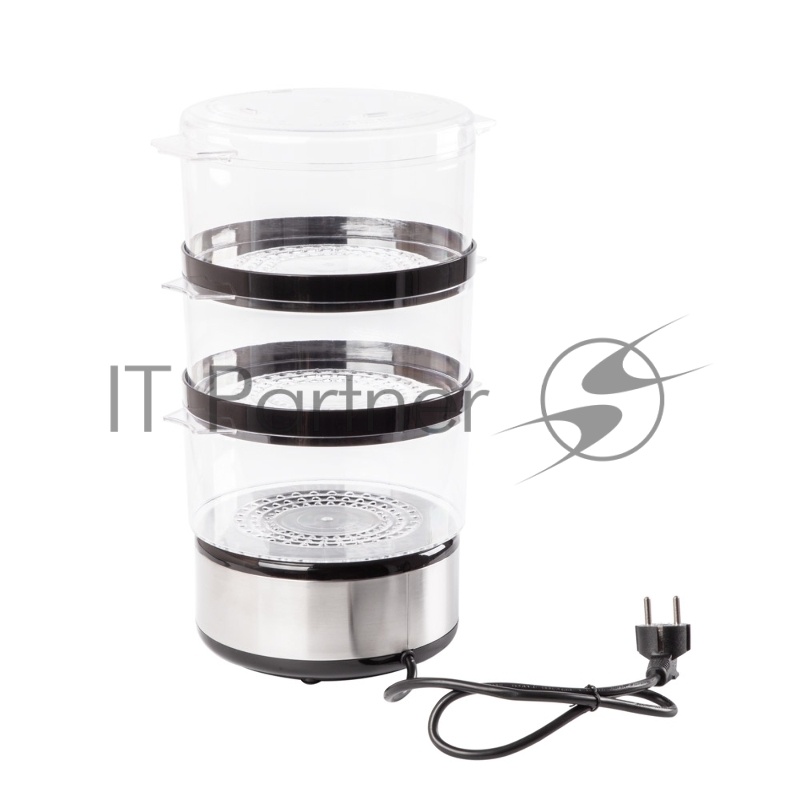 Пароварка Endever Vita-173, черный/стальной