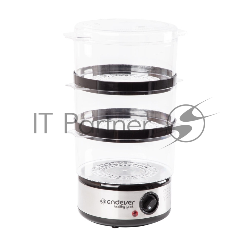 Пароварка Endever Vita-173, черный/стальной