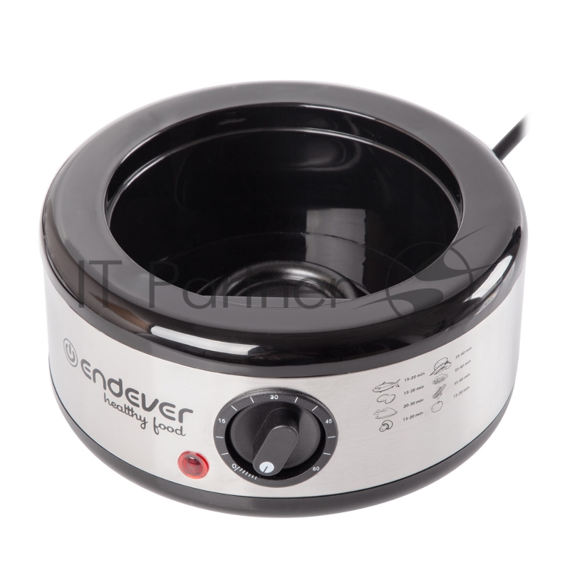 Пароварка Endever Vita-173, черный/стальной