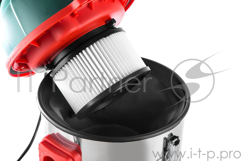 Строительный пылесос Hammer Flex PIL30A 196423 181-002 {для сух/вл уборки 1400Вт 30л + розетка для электроинструмента}