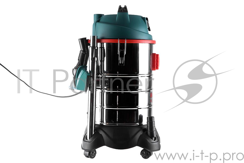 Строительный пылесос Hammer Flex PIL30A 196423 181-002 {для сух/вл уборки 1400Вт 30л + розетка для электроинструмента}