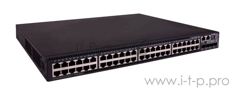 Коммутатор H3C H3C S5560X-54C-EI L3 Ethernet Switch with 48*10/100/1000BASE-T Ports,4*10G/1G BASE-X SFP+ Ports and 1*Slot,Without Power Supplies