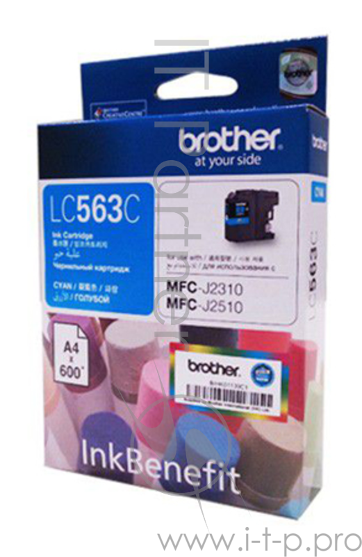 Расходные материалы Brother LC-563C Картридж ,Cyan{MFCJ2510/2310, Cyan, (600стр.)}