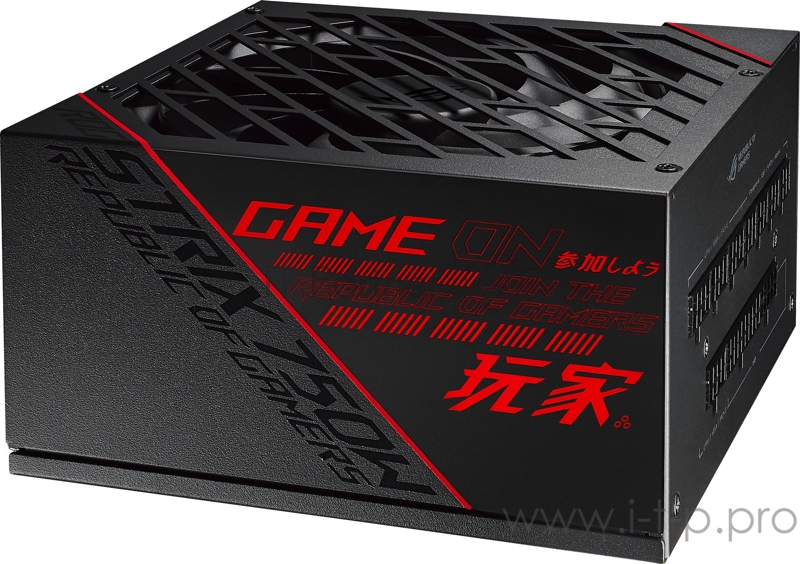 ASUS ROG STRIX 750G игровой блок питания чёрный (750W, 80 Plus Golg, 135 мм вентилятор, 90YE00A0-B0NA00)