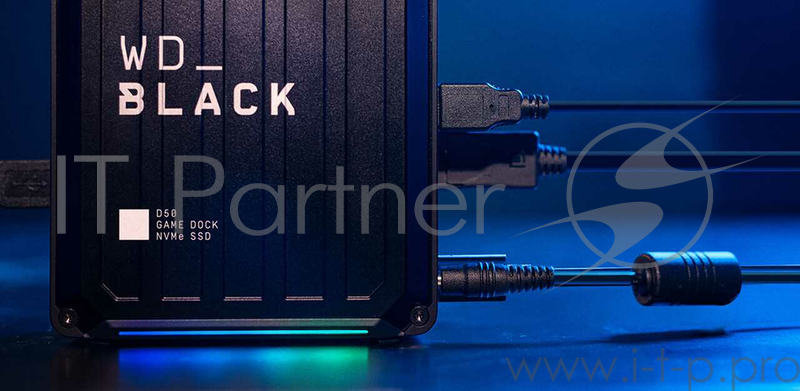 Игровая станция WD_BLACK™ D50 Game Dock NVMe SSD WDBA3U0010BBK-EESN 1TB с подключением через Thunderbolt3