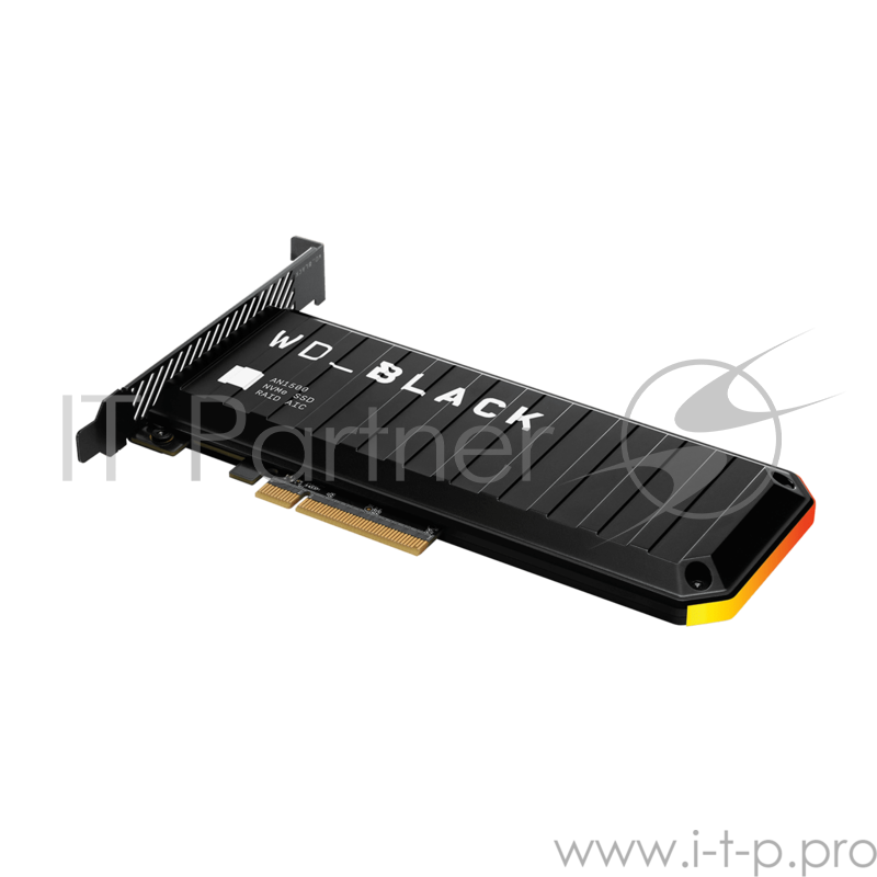 Накопитель твердотельный WD_BLACK AN1500 WDS100T1X0L 1ТБ SSD NVMe Add-In Card PCIe Gen3 RGB подсветка