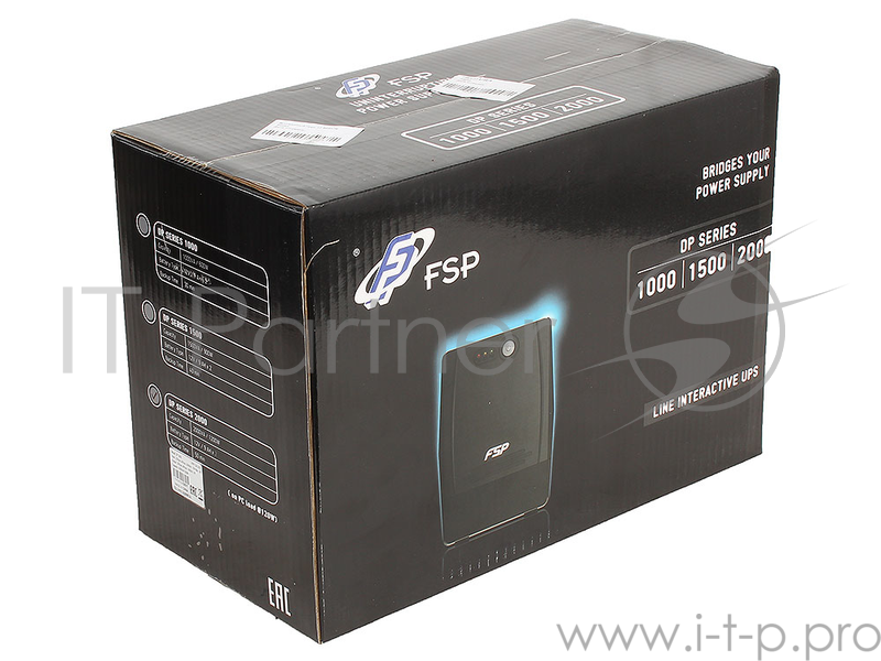 ИБП (UPS) 2000ВА FSP DP 2000 PPF12A1201, черный
