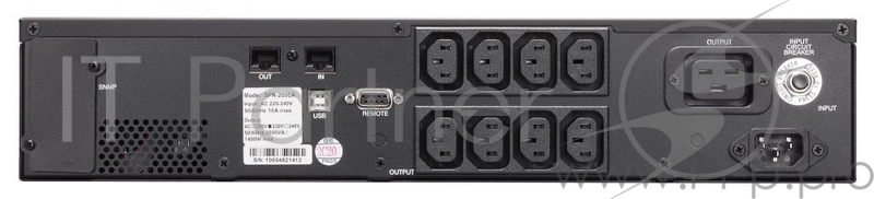 ИБП (UPS) 1500ВА Powercom SPR-1500, черный