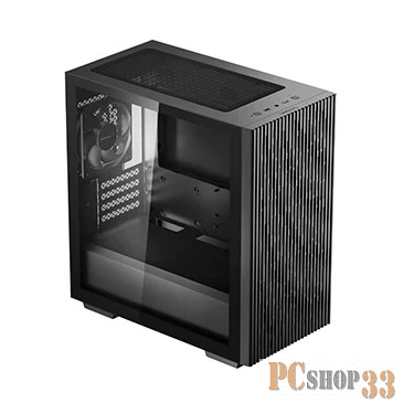Корпус Deepcool MATREXX 40 без БП, боковое окно (закаленное стекло), черный, MICRO ATX/MINI-ITX