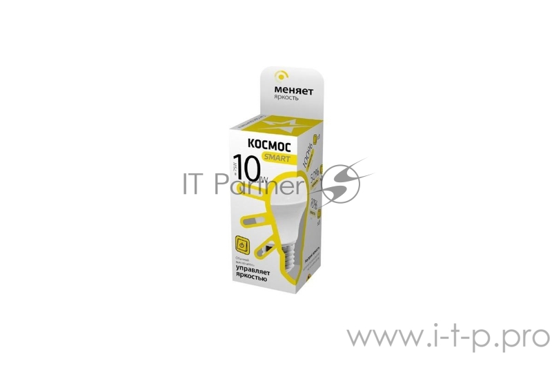 Лампа светодиодная КОСМОС smart LED SD 10w A60 E2730