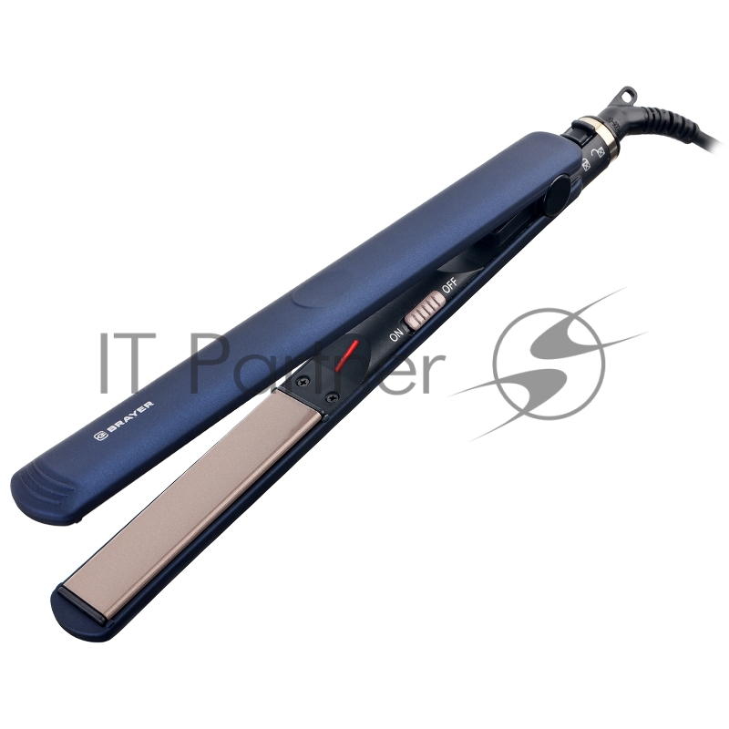 Выпрямитель BRAYER BR3303, макс.темпер 220 С,блок.ручки шнур 1,8 м,