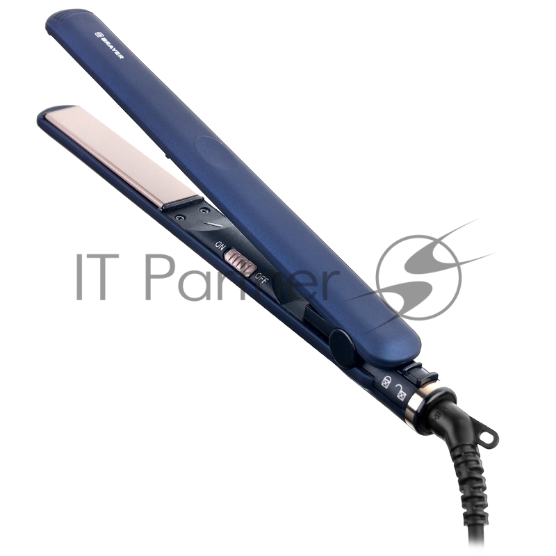 Выпрямитель BRAYER BR3303, макс.темпер 220 С,блок.ручки шнур 1,8 м,