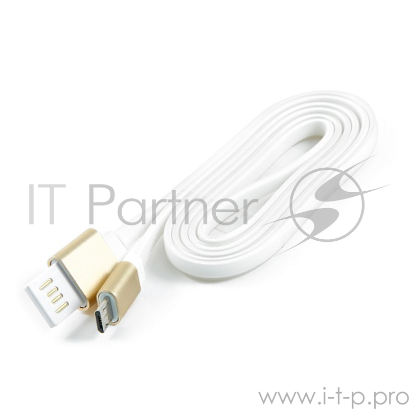 Кабель Gembird Кабель USB 2.0 Cablexpert CC-mUSBgd1m, AM/microBM 5P, 1м, силиконовый шнур, разъемы золотой металлик, пакет