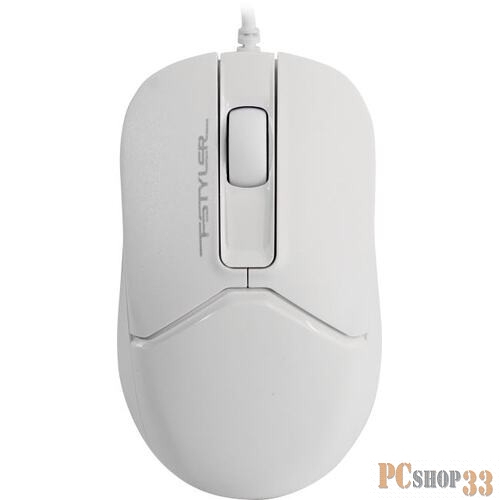 Мышь A4 Fstyler FM12 белый оптическая (1200dpi) USB (3but)