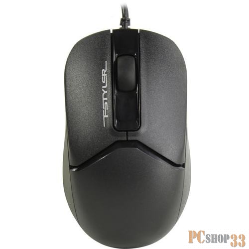 Мышь A4 Fstyler FM12 черный оптическая (1200dpi) USB (3but)