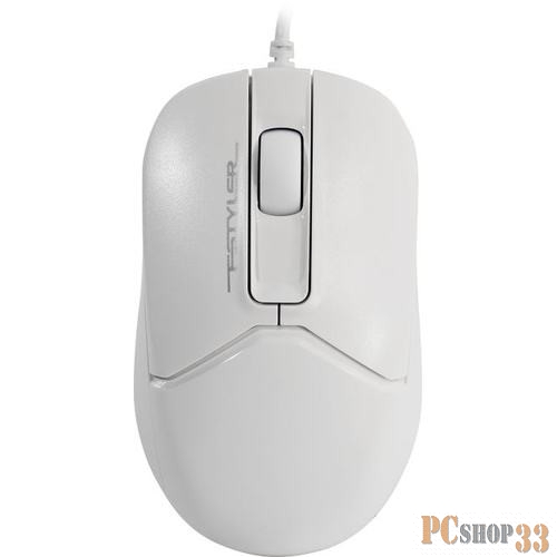 Мышь A4 Fstyler FM12S белый оптическая (1200dpi) silent USB (3but)
