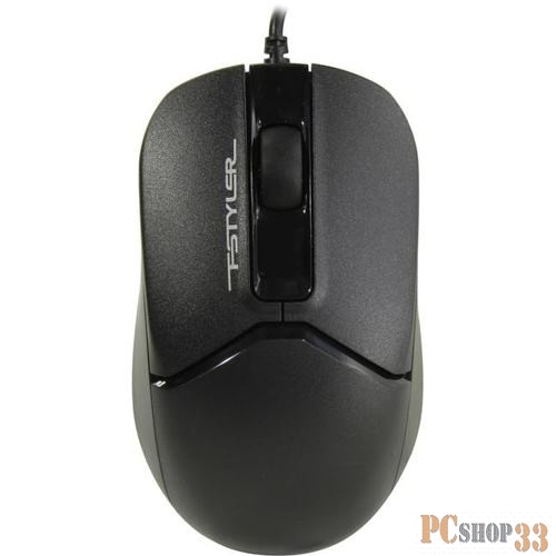 Мышь A4 Fstyler FM12S черный оптическая (1200dpi) silent USB (3but)