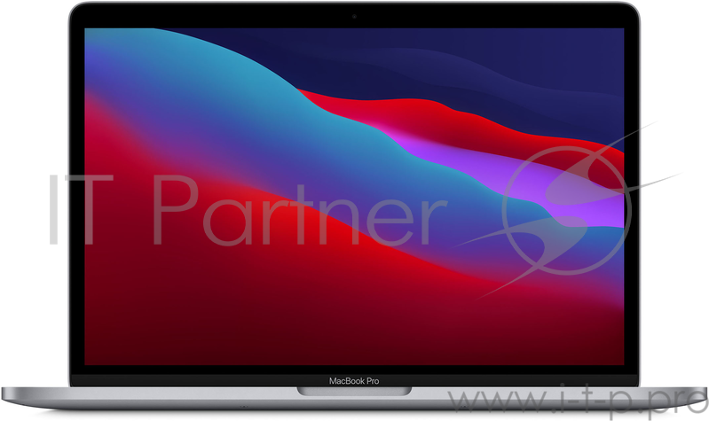 Ноутбук MacBookPro, MacBook Pro 13-inch, SPACE GRAY, Model A2338, Apple M1 chip with 8-core CPU, 8-core GPU, 16GB unified memory, 512GB SSD storage, Force Touch Trackpad, Two Thunderbolt / USB 4 Ports, KEYBOARD-SUN. (Z11B0004U)