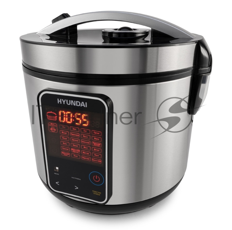 Мультиварка Hyundai HYMC-2400 5л 900Вт серебристый/черный