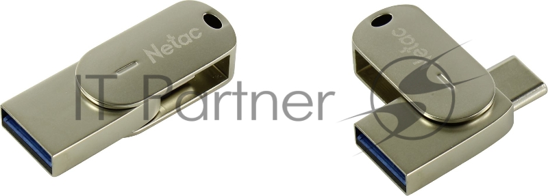 Накопитель Netac USB Drive U785C USB3.0+TypeC 64GB, retail version