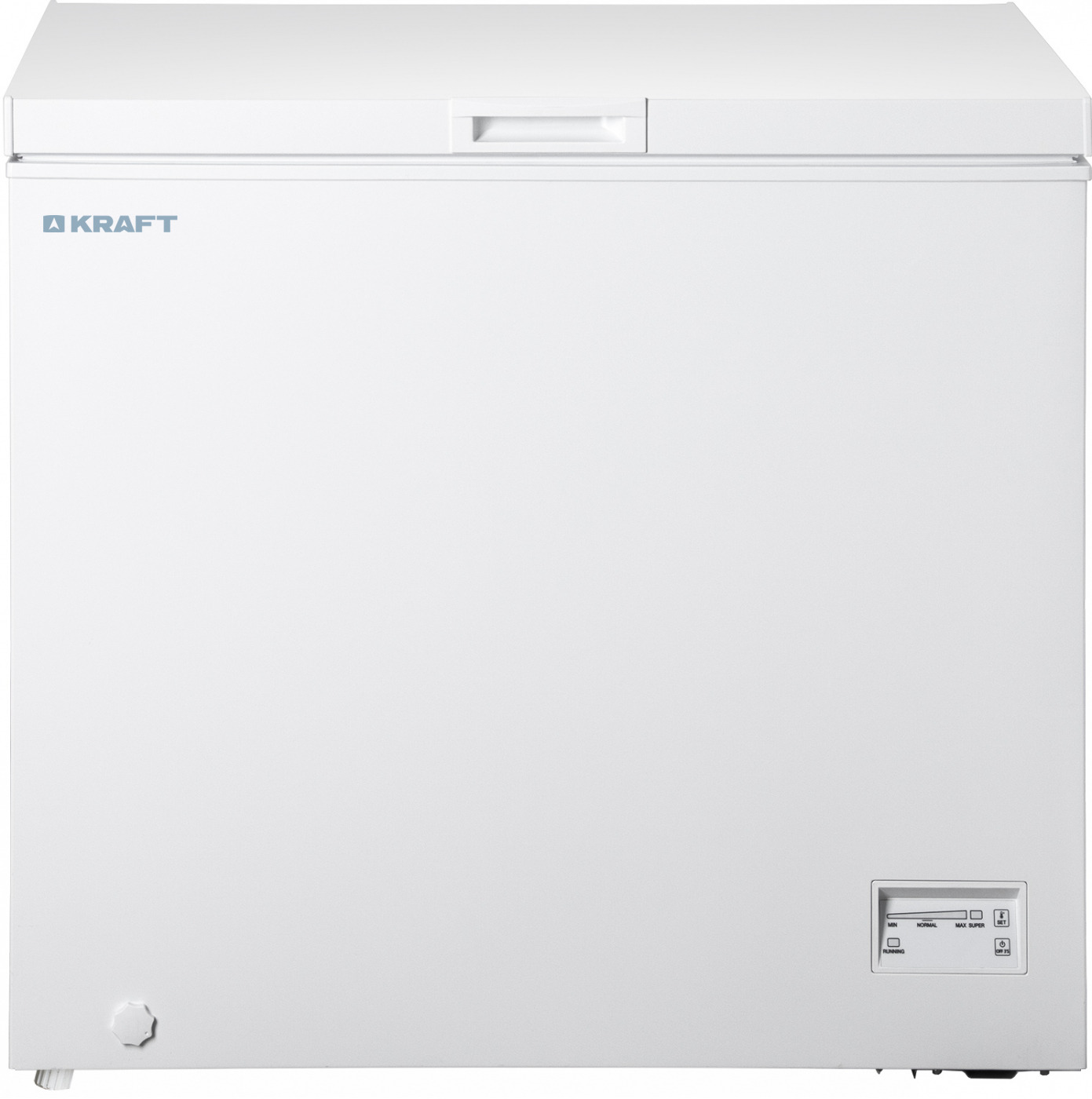 Морозильник ларь KRAFT BD(W)-250BL , LED дисплей, Климатический класс ST, Энергопотребления A, Общий объем (л): 250, полезный объем (л): 230, количество корзин - 1 шт, Работает в диапозоне температур от от -15°С до +38°С, Ц